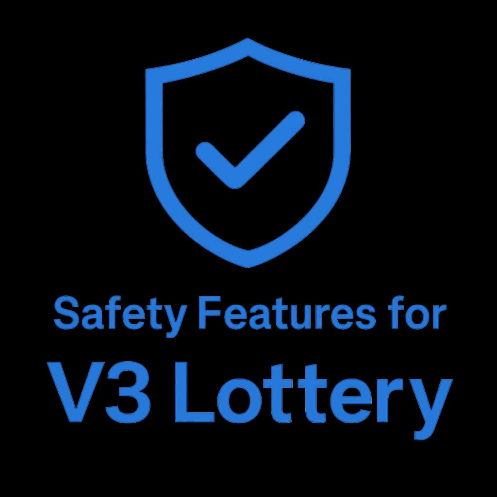 An icon symbolizing safety features for the V3 Lottery.