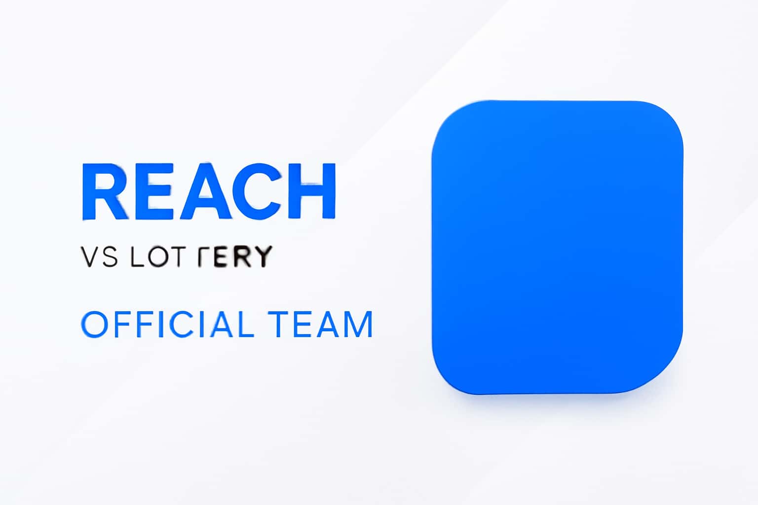 Reach V3 Lottery Official Team Interface