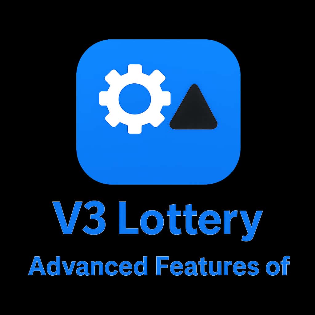 An icon representing the advanced features of V3 Lottery.