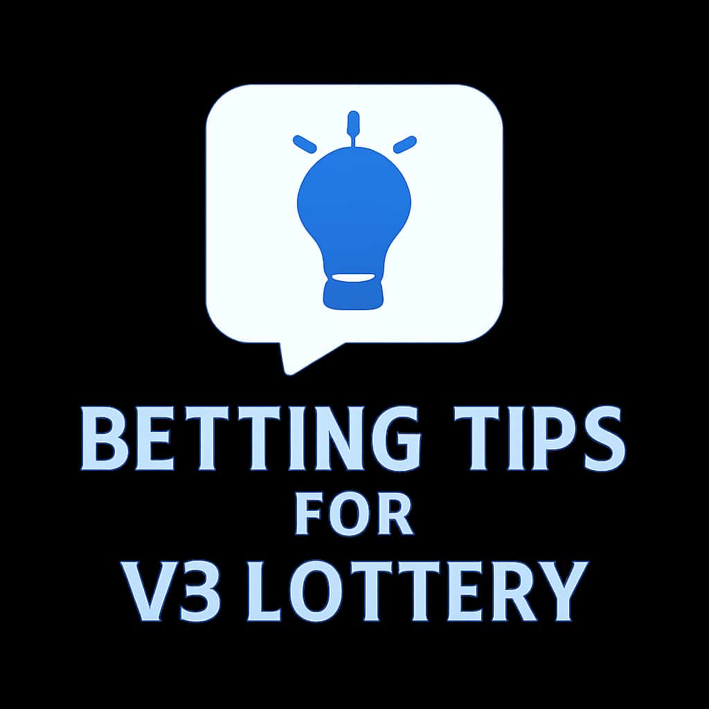 A badge representing Betting Tips for V3 Lottery.