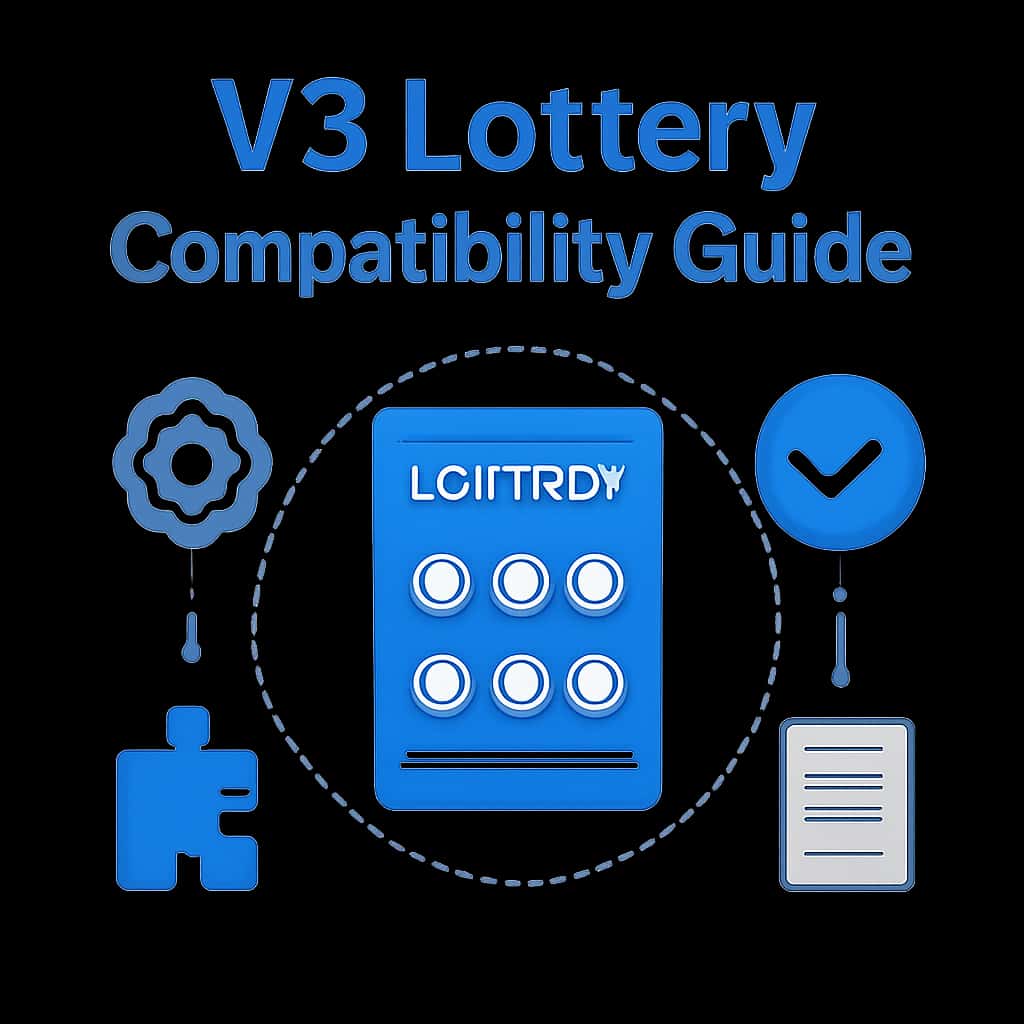 An educational diagram illustrating V3 Lottery compatibility.