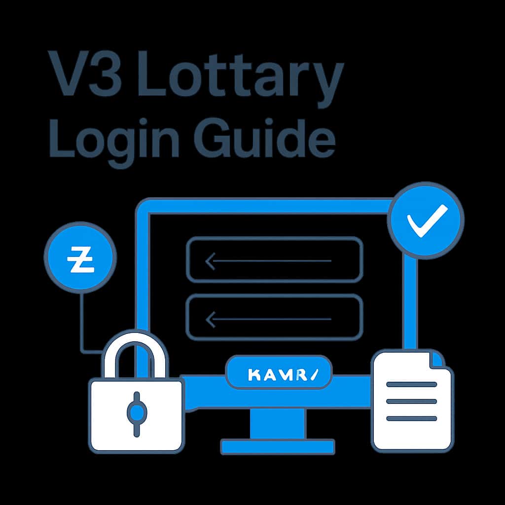 An educational illustration related to the V3 Lottery Login Guide.