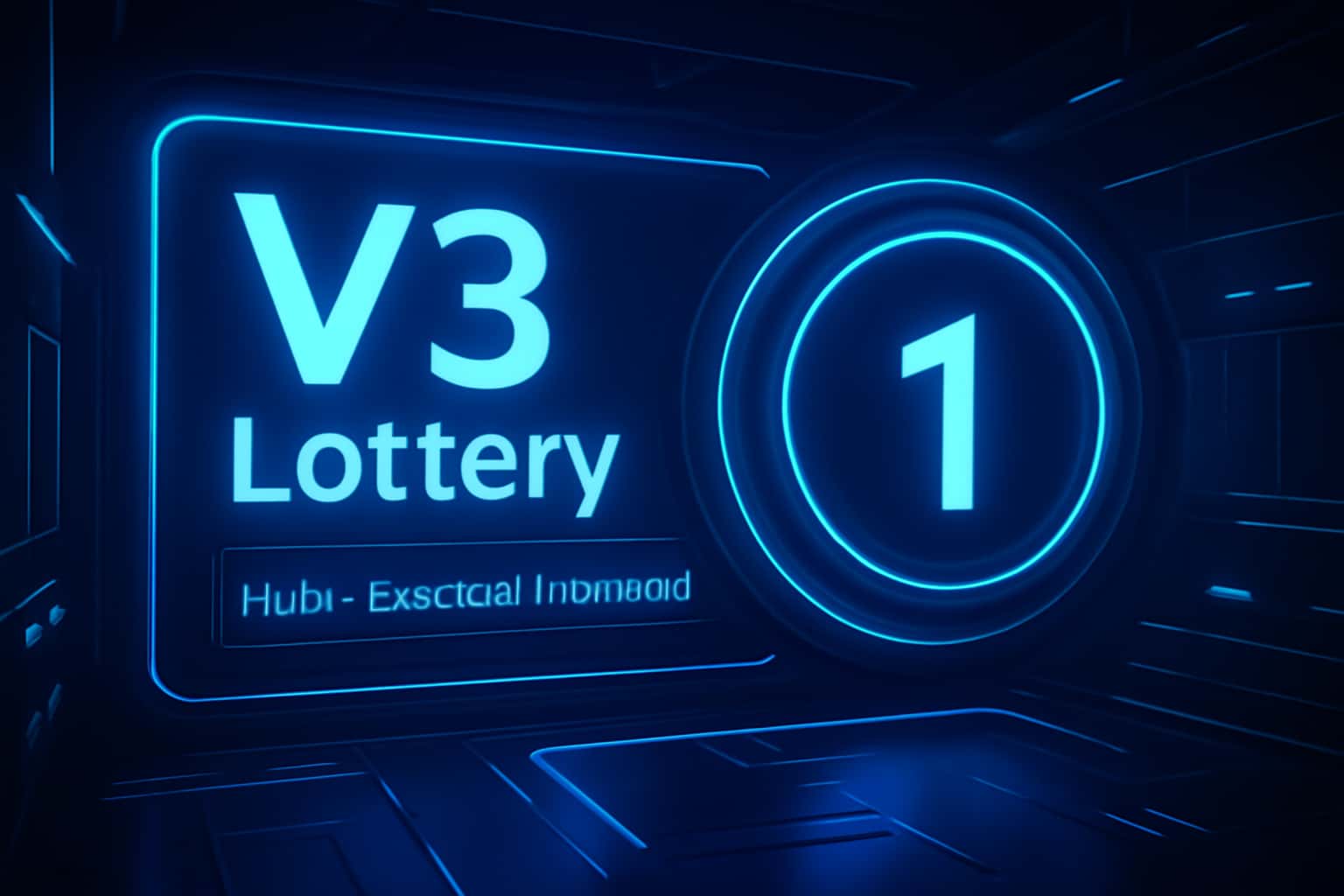 Futuristic digital landscape